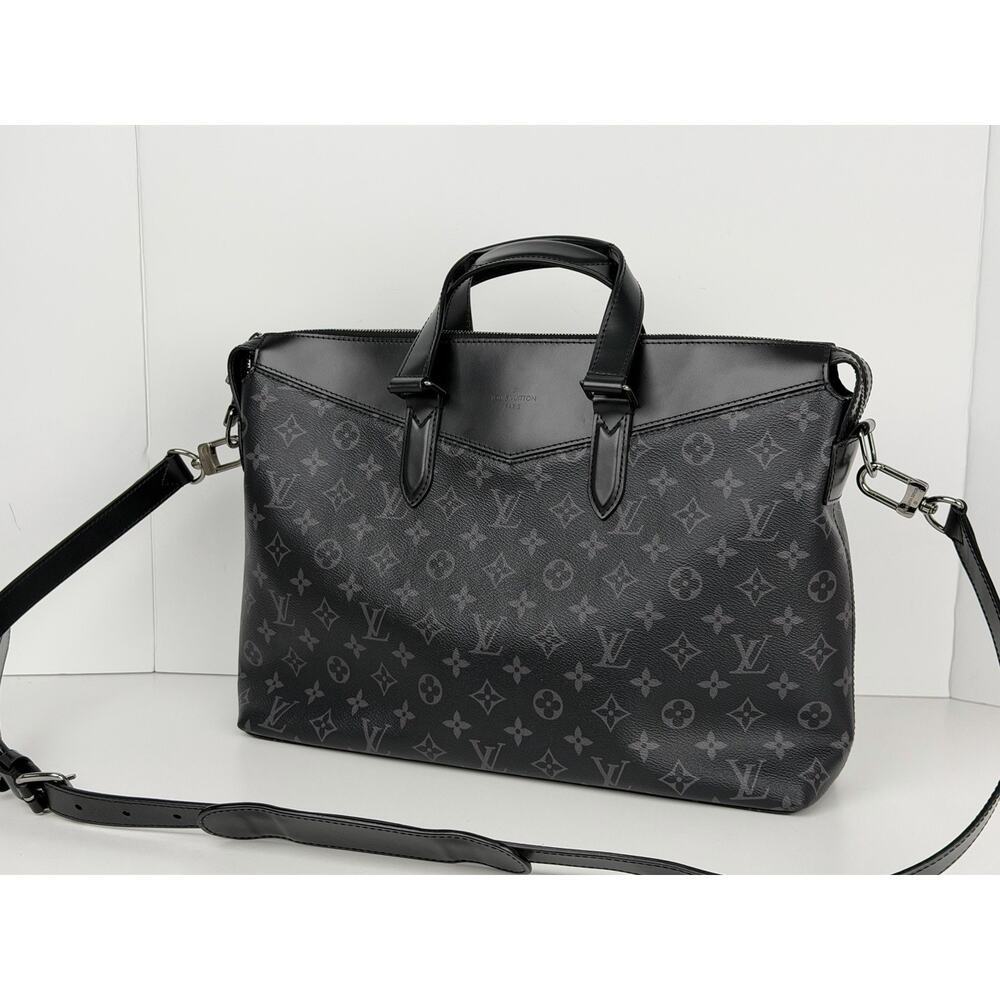 Louis Vuitton Monogram Eclipse Explorer Briefcase… - image 1